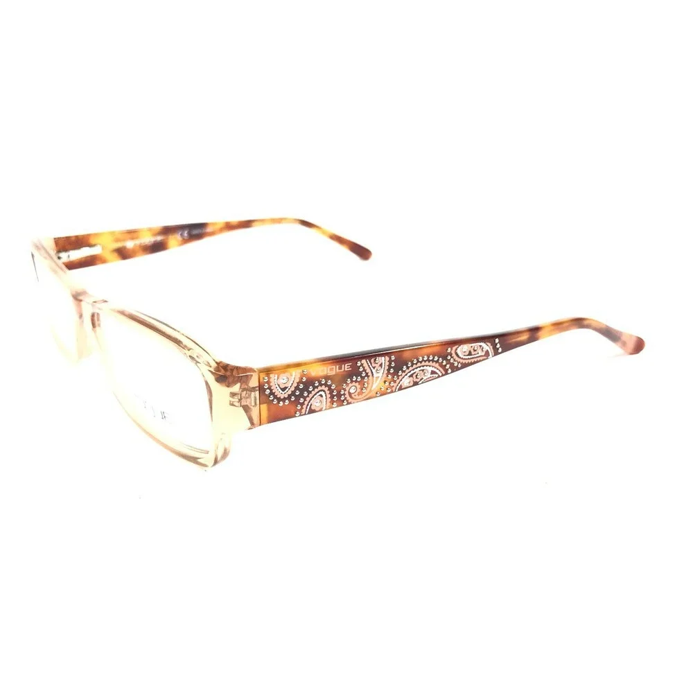 Vogue Eyeglasses Frames VO2625-B W971 Brown Tortoise Rectangular 52-15-135